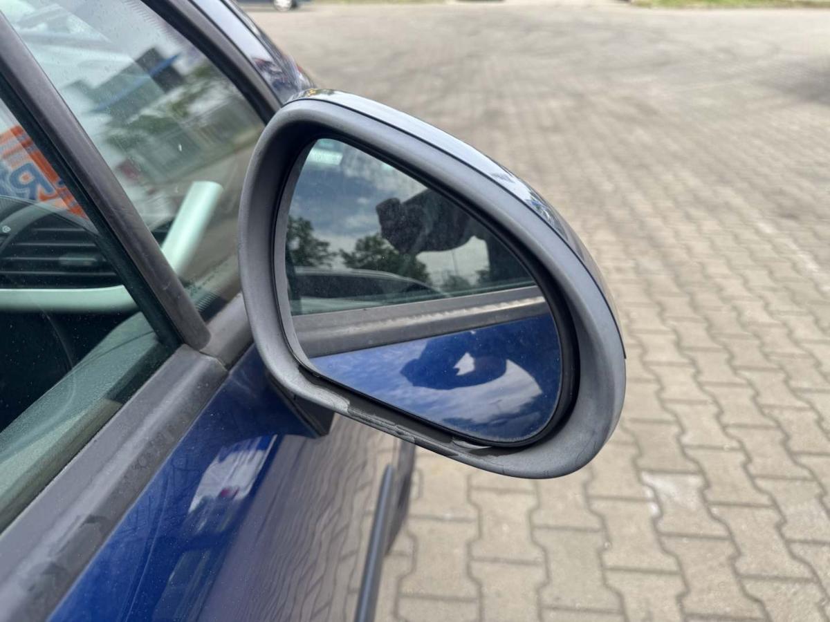 Peugeot 207SW original Au&szlig;enspiegel rechts elektrisch verstellbar KPL Montebello blau Bj.2009